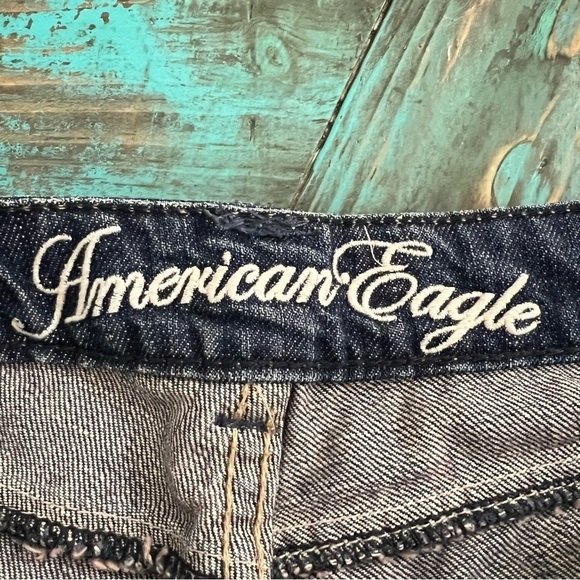 American Eagle Blue Bootcut Jeans Size 14 Denim Casual - Picture 4 of 12